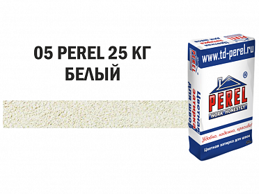 Perel RL 0405 Белая декоративная затирочная смесь, 25 кг