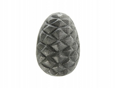 Кедровая шишка Ø68*98 мм чугунный камень для банной печи, 1,44 кг
