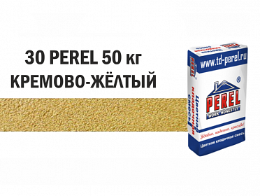 Perel SL 0030 Кремово-жёлтая (водопоглощение 5-15%) цветная кладочная смесь, 50 кг